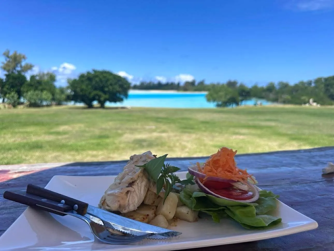 Island-to-Table Dining