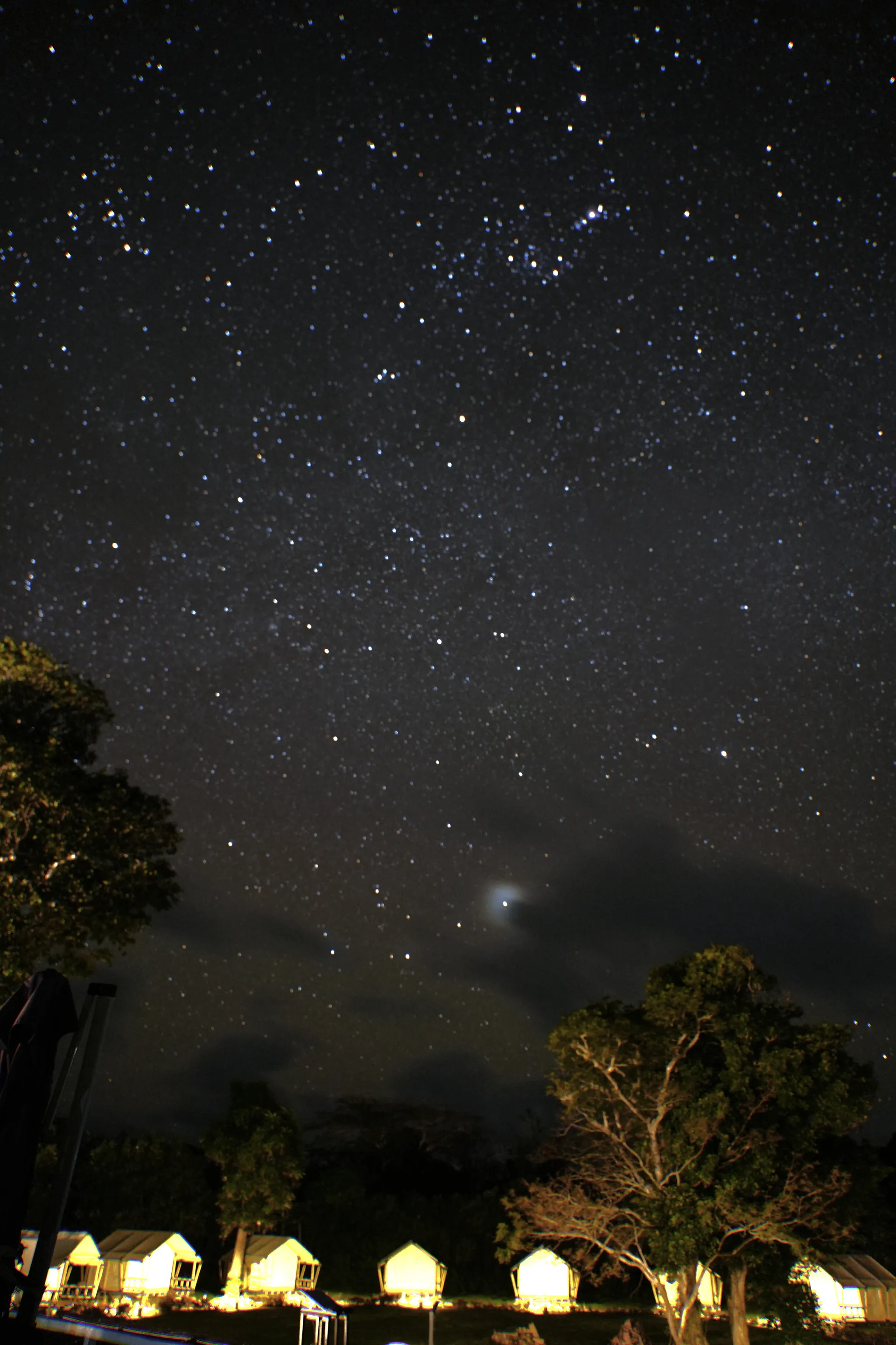 Spectacular stargazing and Milky Way at Nawesa Resort Southeast Efate Vanuatu